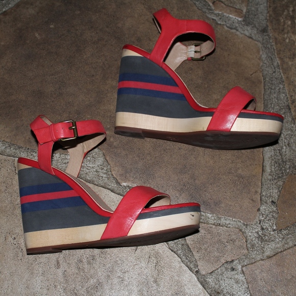 Splendid Kikka Striped Wedge Sandal - Picture 1 of 7